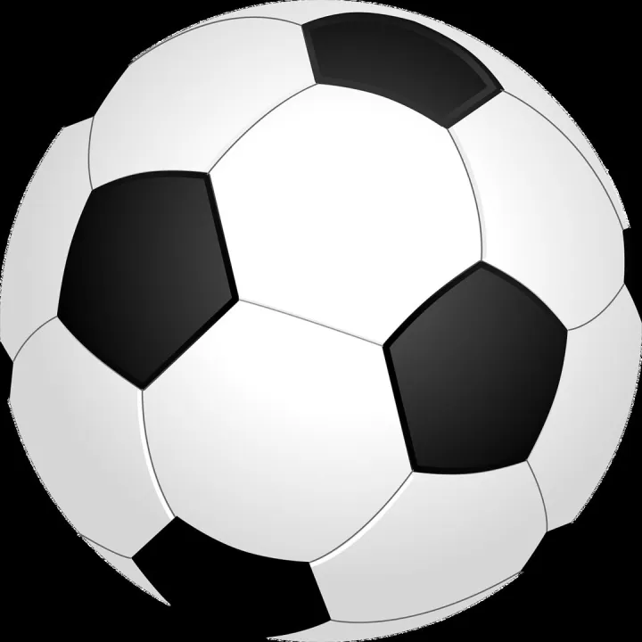 Football, ball, sport, soccer, round, black and