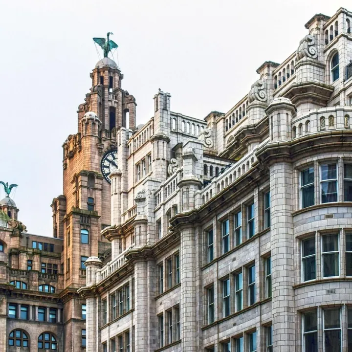 Building, architecture, facade, old, liverpool