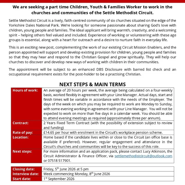 1 20260520 Advert – Cyfw