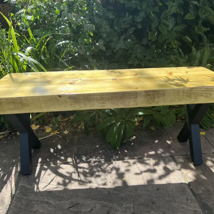 Wooden Sleeper Bench &ndash; Items for sale