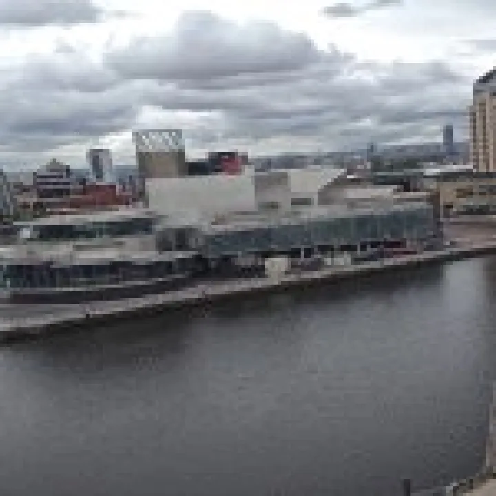 View to The Lowry Theatre
