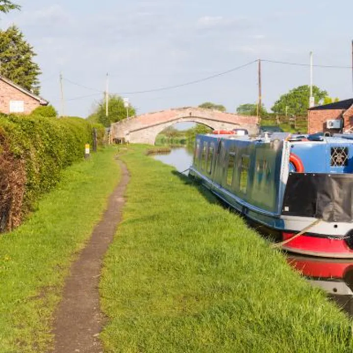 Boats on the Shropshire Union Canal at Tiverton, Cheshire 7