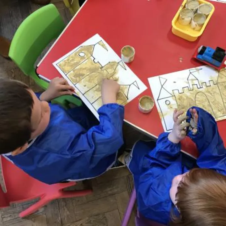 Making sand castle pictures 2