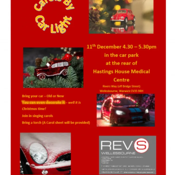 Carols by CarLight Poster