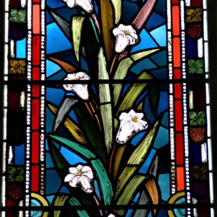Balcony Lillies panel
