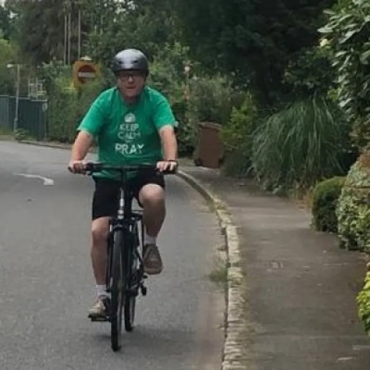 Electric bike banner