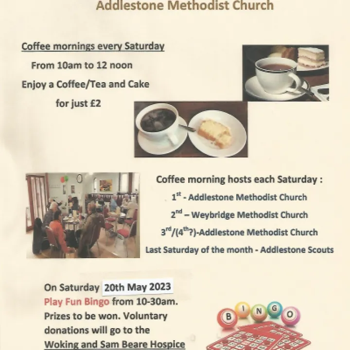 Saturday Coffee Mornings & Fun Bingo