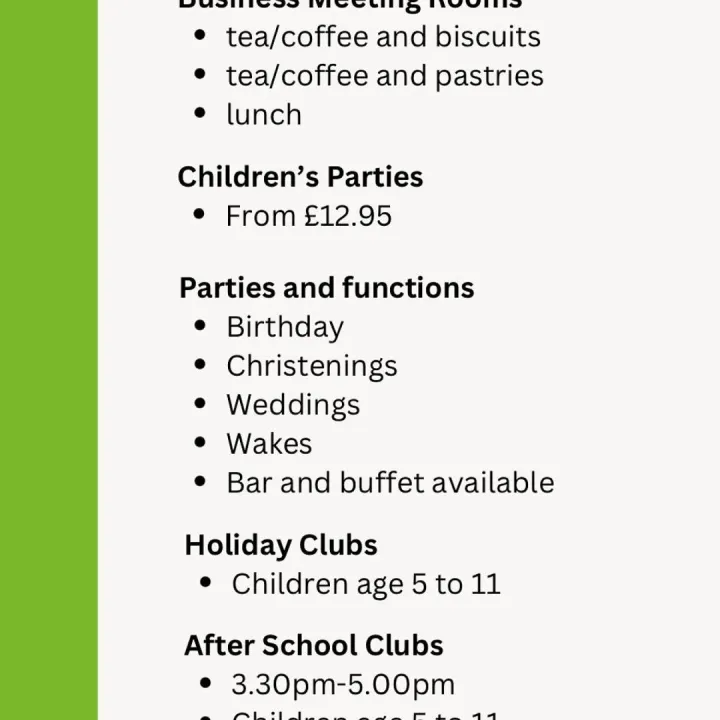 Cafe Opening Times