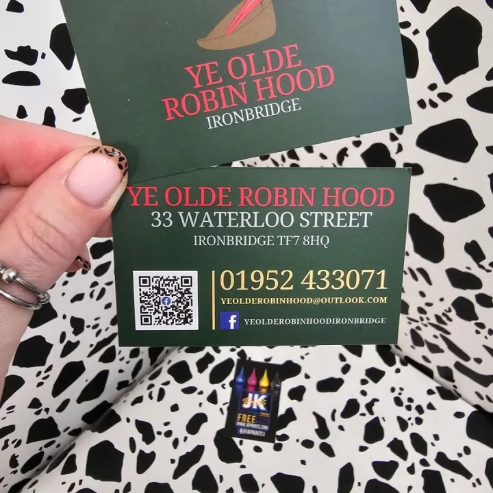 Ye Olde Robin Hood Business Cards