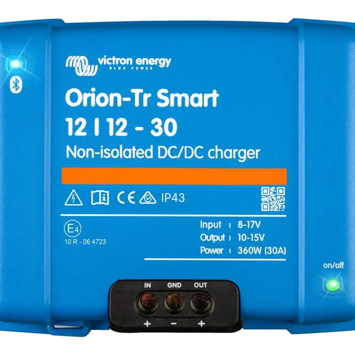 Orion-Tr-Smart 12/12-30A (360W) Non-isolated DC-DC charger
