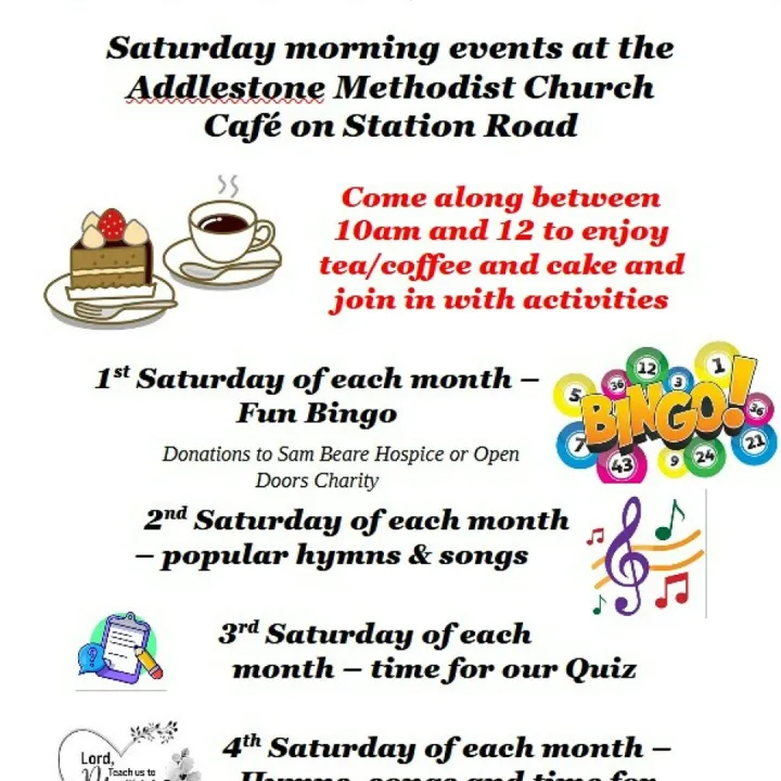 Sat morning cafe events