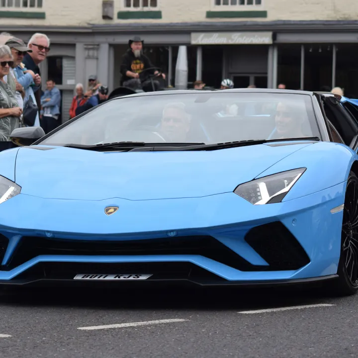 A Brightly Coloured Lamborghin