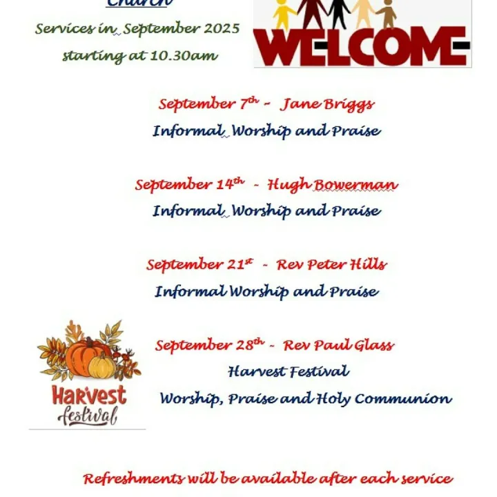 Sept Sunday Services 2025