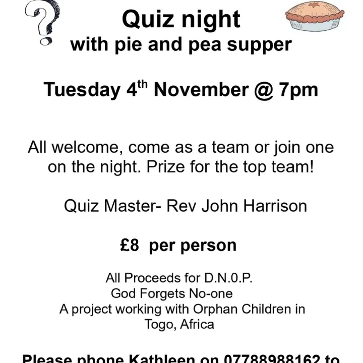 Quiz Night : November 2025