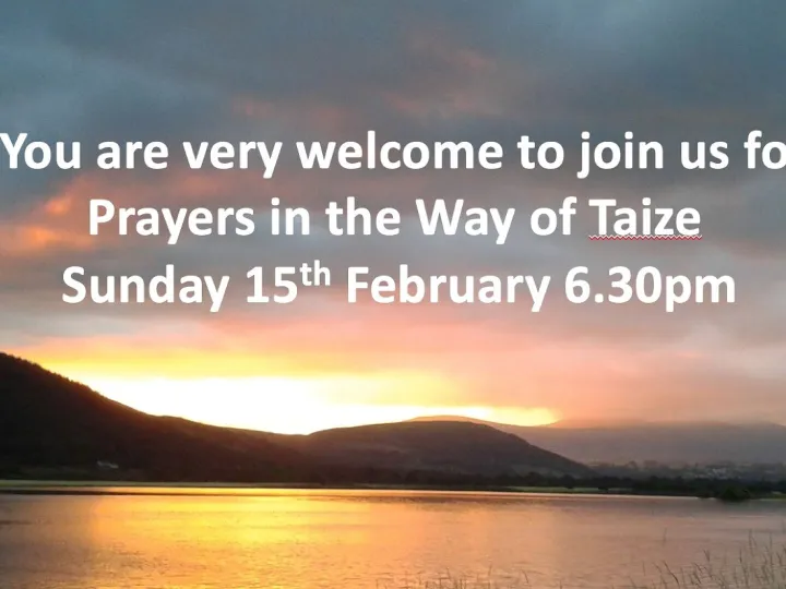 Taize Photo