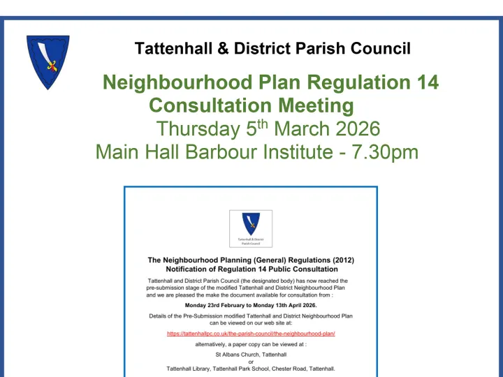 Tattenhall Online – Planning-March-14-Poster