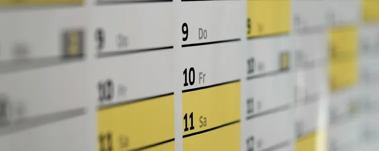 Calendar, dates, schedule, days, wall calendar