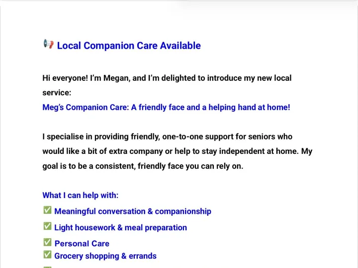 Companion Care
