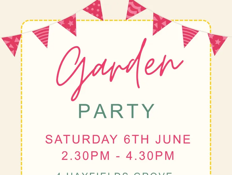 Pink Garden Party Invitation