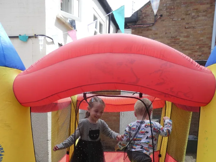 Folk Festival Bouncy Castle