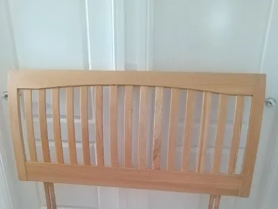 Items for sale
– Solid oak headboard £40