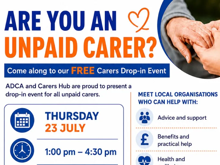 Carers Event Flyer 23rd July