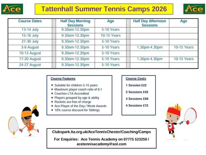 Junior Tennis Summer Camp 2026