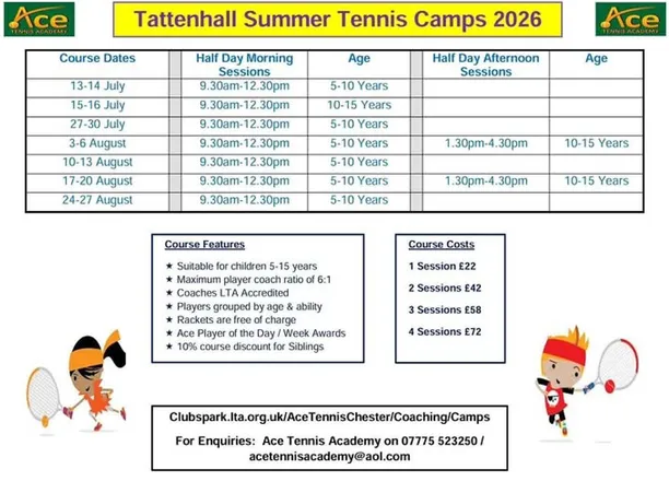 Junior Tennis Summer Camp 2026