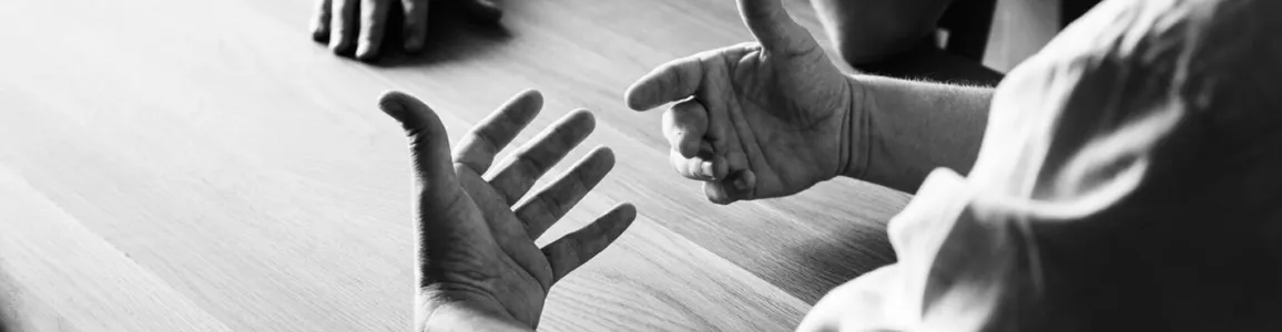 Hands doing an explaining gesture