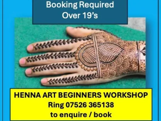 Helsby Methodist Henna Art Workshop Monday 3rd Aug