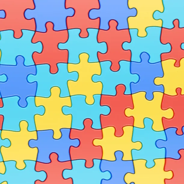 Pieces of a Jigsaw Fited Together