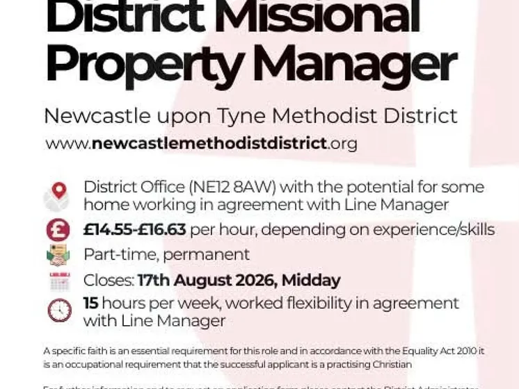District Missional Property Manager Advert