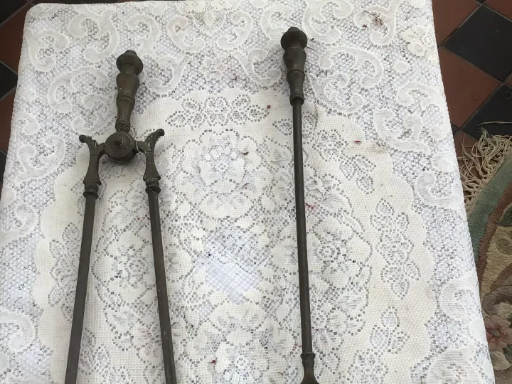 Items for sale &ndash; Solid Brass Antique Fireside Companion Set &pound;10