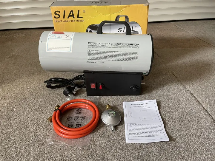 Items for sale &ndash; SIAL 13,3 kW Gas Blower Heater Propane Gas Space Heater, Garage, Workshop, Portable 50.00