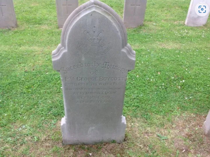 George Boycott's Grave