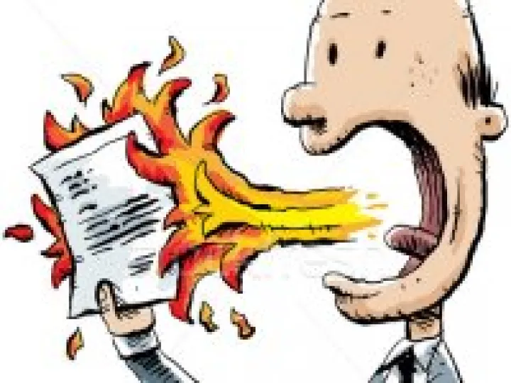 Document on Fire 01