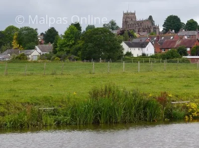 St. Oswald's Church from Good Moors Pond