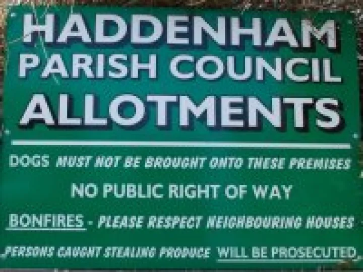 Allotments Sign