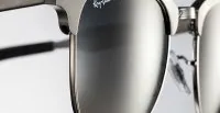 Ray Ban name etching on lens