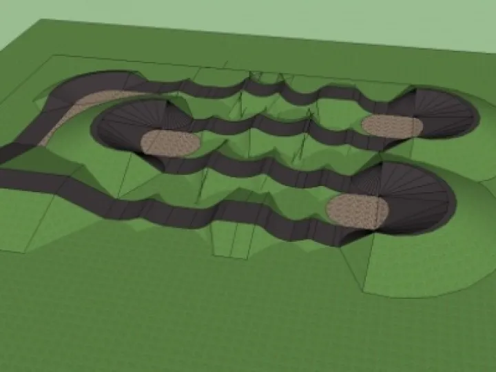 Christleton Scooter Track layout