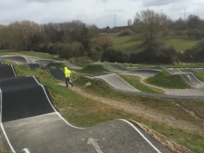 Ellesmere Port scooter track top view