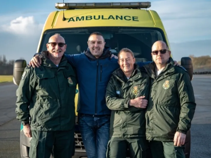 Top Gear Ambulance team