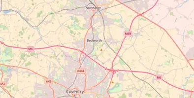 Map showing the location of Poole Bay