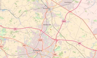 Map showing the location of Poole Bay