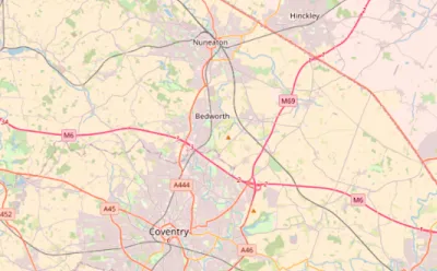Map showing the location of Poole Bay