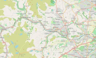 Map showing the location of Calderdale