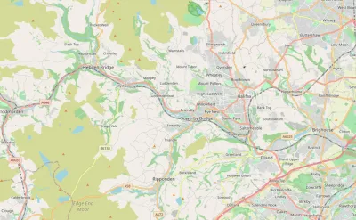 Map showing the location of Calderdale
