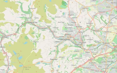 Map showing the location of Calderdale