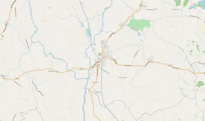 Map showing the location of Audlem Methodist Church