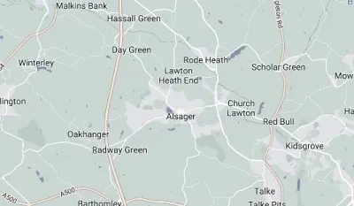 Map showing the location of Cheshire South Methodist Circuit
